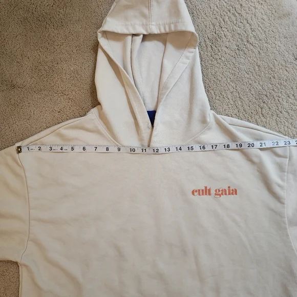 Cult Gaia Men's Cream Hoodie - Picture 13 of 15